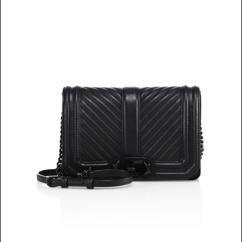 Rebecca Minkoff
Small Love Chevron Quilted Leather Crossbody Bag